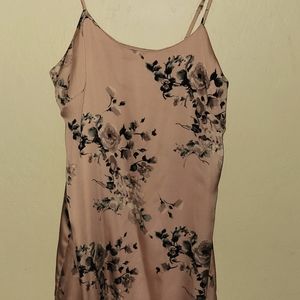 Satin slip dress